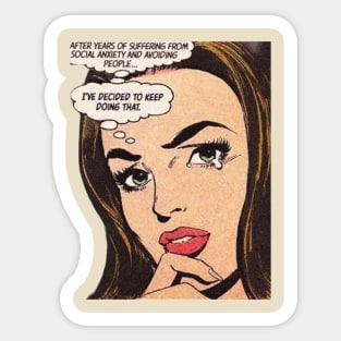 Vintage Quote Sticker